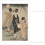 Catching Fireflies Beneath a Willow Tree, c. 1796-1797 by Kitagawa Utamaro