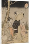 Catching Fireflies Beneath a Willow Tree, c. 1796-1797 by Kitagawa Utamaro