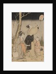 Catching Fireflies Beneath a Willow Tree, c. 1796-1797 by Kitagawa Utamaro