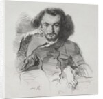 Charles Pierre Baudelaire, 1844 by Émile Isidore Deroy