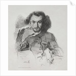 Charles Pierre Baudelaire, 1844 by Émile Isidore Deroy
