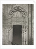 Chartres Cathedral: Right Door of the Royal Portal with Our Lady of Chartres, 1857 by Charles Nègre