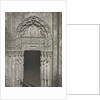 Chartres Cathedral: Right Door of the Royal Portal with Our Lady of Chartres, 1857 by Charles Nègre