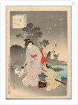 Chasing Fireflies, A Lady of the Tenmei Era…, 1894 by Mizuno Toshikata