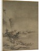 Chinese Servant Walking in the Rain, 1500s by Gaku? Z?ky? (attributed to)