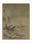 Chinese Servant Walking in the Rain, 1500s by Gaku? Z?ky? (attributed to)