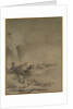 Chinese Servant Walking in the Rain, 1500s by Gaku? Z?ky? (attributed to)