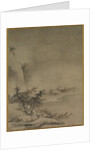 Chinese Servant Walking in the Rain, 1500s by Gaku? Z?ky? (attributed to)