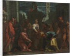 Christ and the Woman Taken in Adultery, mid 1700s by Sebastiano Ricci (follower of)