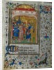 Christ before Pilate: Leaf from a Book of Hours, c. 1420-1430 by Henri d'Orquevaulx; Workshop