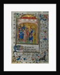 Christ before Pilate: Leaf from a Book of Hours, c. 1420-1430 by Henri d'Orquevaulx; Workshop