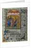 Christ before Pilate: Leaf from a Book of Hours, c. 1420-1430 by Henri d'Orquevaulx; Workshop