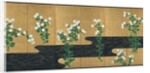 Chrysanthemums by a Stream, late 1700s-early 1800s by Ogata Korin (follower of)