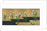 Chrysanthemums by a Stream, late 1700s-early 1800s by Ogata Korin (follower of)