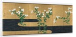 Chrysanthemums by a Stream, late 1700s-early 1800s by Ogata Korin (follower of)