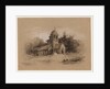 Church in a Landscape, 1800s by Henry Bright