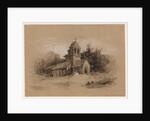 Church in a Landscape, 1800s by Henry Bright