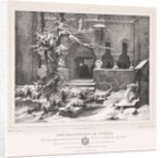 Churchyard with Snow, c. 1835 by Andreas Borum