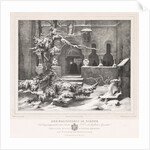 Churchyard with Snow, c. 1835 by Andreas Borum