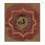 Circular Segmentum with Eight-Pointed Star and Bird, 600s - 700s by Unknown