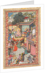 Circumcision ceremony for Akbar?s sons, painting 126 from an Akbar-nama?, c. 1602-3 by Dharam Das (attributed to)