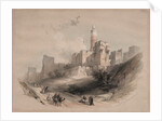 Citadel of Jerusalem, without the Walls, Tower of David, 1839 by David Roberts