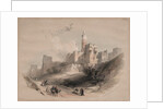 Citadel of Jerusalem, without the Walls, Tower of David, 1839 by David Roberts