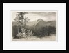 Civitella di Subiaco, c. 1840 by Edward Lear
