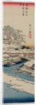 Clear Weather after Snow at Matsuchiyama…, late 1830s or early 1840s by Ando Hiroshige