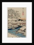 Clear Weather after Snow at Matsuchiyama…, late 1830s or early 1840s by Ando Hiroshige