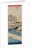Clear Weather after Snow at Matsuchiyama…, late 1830s or early 1840s by Ando Hiroshige