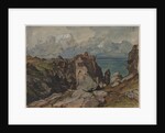 Cliffs by the Sea at Cézembre, Brittany, c. 1830 by Eugène Isabey