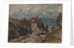 Cliffs by the Sea at Cézembre, Brittany, c. 1830 by Eugène Isabey
