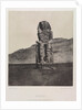 Colossol Monolith of Amenhotep III, Gournah, 1849-1851 by Maxime Du Camp; Gide et J. Baudry