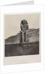 Colossol Monolith of Amenhotep III, Gournah, 1849-1851 by Maxime Du Camp; Gide et J. Baudry