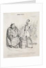 Commerce anglais. Yé vo dis quil faut, que vo achte ce poisonne to d'suite…, 1840 by Jean-Jacques Grandville