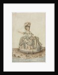 Costume Study for Opera Singer, 1781 by Jean Michel Moreau le Jeune