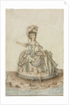 Costume Study for Opera Singer, 1781 by Jean Michel Moreau le Jeune