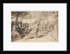 Costumed Dancers Performing in a Garden Tavern, 1756 by Augustin de Saint-Aubin