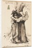 Couple Courting by a Tree, 1871 by Léon Bonnat