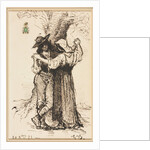 Couple Courting by a Tree, 1871 by Léon Bonnat