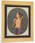 Court lady singing and playing the vina, c. 1760 by Muhammad Rizavi Hindi (attributed to)