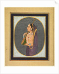 Court lady singing and playing the vina, c. 1760 by Muhammad Rizavi Hindi (attributed to)