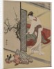 Courtesan and Sleeping Attendant, late 1760s by Suzuki Harunobu