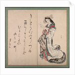 Courtesan Reading a Letter, early 1800s by Teisai Hokuba; Ota Nanpo