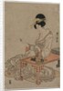 Courtesan Seated at a Writing Table, c. late 1790s by Utagawa Toyohiro