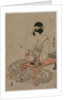 Courtesan Seated at a Writing Table, c. late 1790s by Utagawa Toyohiro