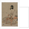 Courtesan Seated at a Writing Table, c. late 1790s by Utagawa Toyohiro