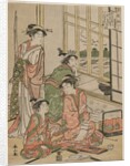 Courtesans at Leisure, c. early 1780s by Katsukawa Shunzan