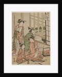 Courtesans at Leisure, c. early 1780s by Katsukawa Shunzan